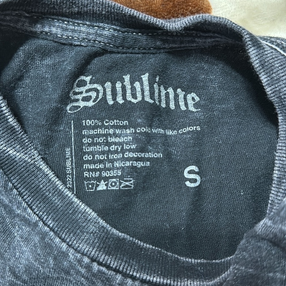 Sublime 40oz. To Freedom Acid Washed Tee T-Shirt Small - Picture 3 of 3